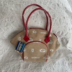 University of Georgia Colligate Women's Purse with Red Accents